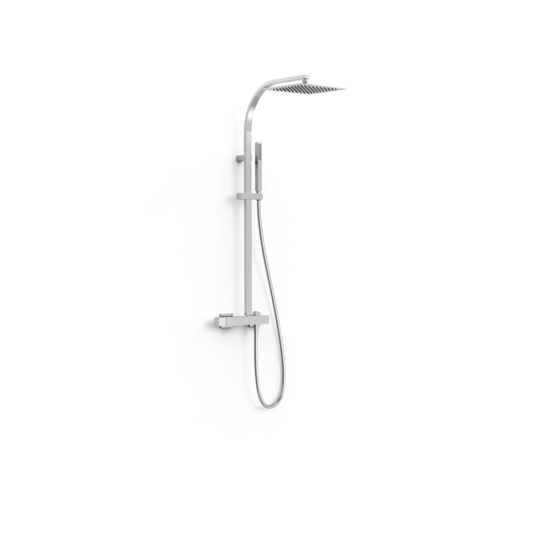 Cuadro tres ensemble mitigeur mural a 2 voies pour douche