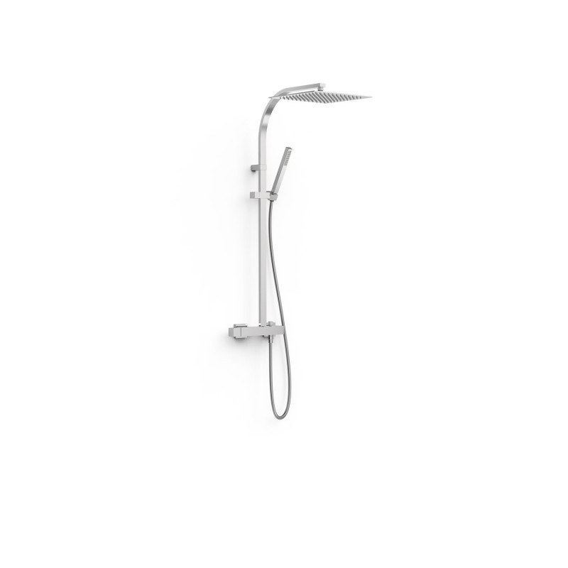 Cuadro tres ensemble mitigeur mural a 2 voies pour douche