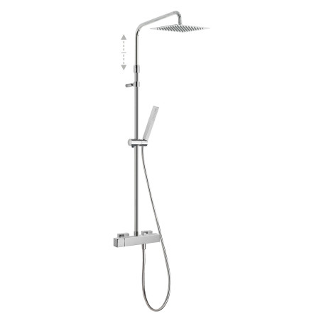 Cuadro tres ensemble mitigeur mural a 2 voies pour douche
