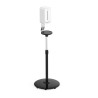 Tres electronic essential colonne sur pied avec tablette et distributeur electronique de gel ou savon