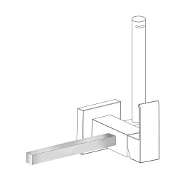 Accessoire porte serviettes pour robinet avec douche pour wc