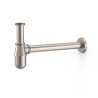 Siphon telescopique type bouteille avec bouchon de visite pour lavabo