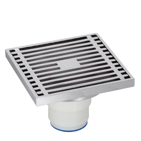 Avaloir avec bouchon de visite pour receveur de douche à carreler Aucu