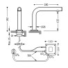 Trestronic robinet electronique a 1 eau pour lavabo