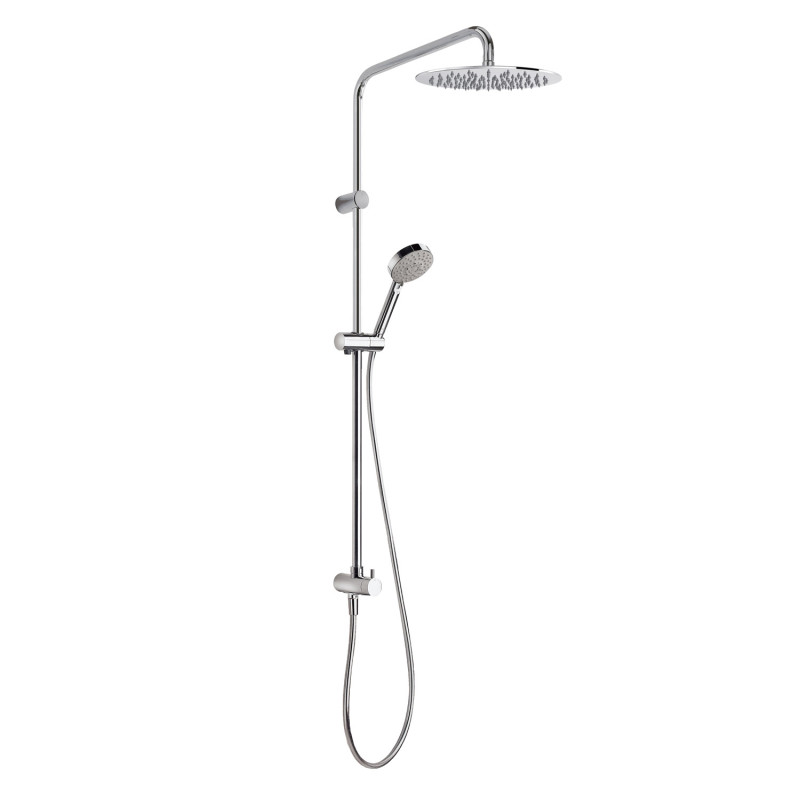 Ensemble de barre de douche sans robinet avec arrivee deau et pommeau