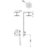 Therm box kit robinet thermostatique encastre therm box a 2 voies pour douche