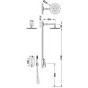 Max kit mitigeur encastre a 2 voies rapid box pour douche