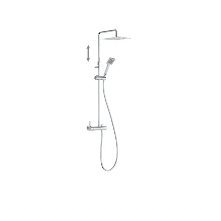 Lex tres ensemble mitigeur mural a 2 voies pour douche