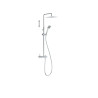 Lex tres ensemble mitigeur mural a 2 voies pour douche