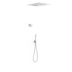 Shower technology kit robinet thermostatique electronique encastre a 3 voies shower technology blue edition avec chromotherapie