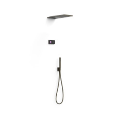 Shower technology kit robinet thermostatique electronique encastre a 2 voies shower technology pour douche