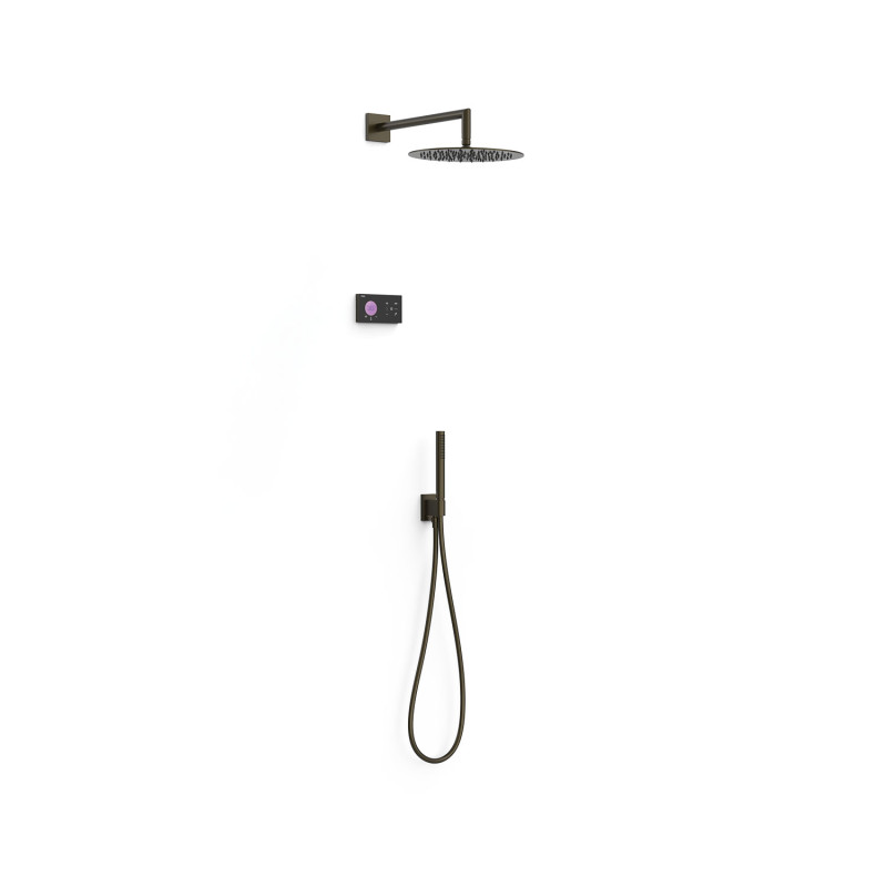 Shower technology kit robinet thermostatique electronique encastre a 2 voies shower technology pour douche