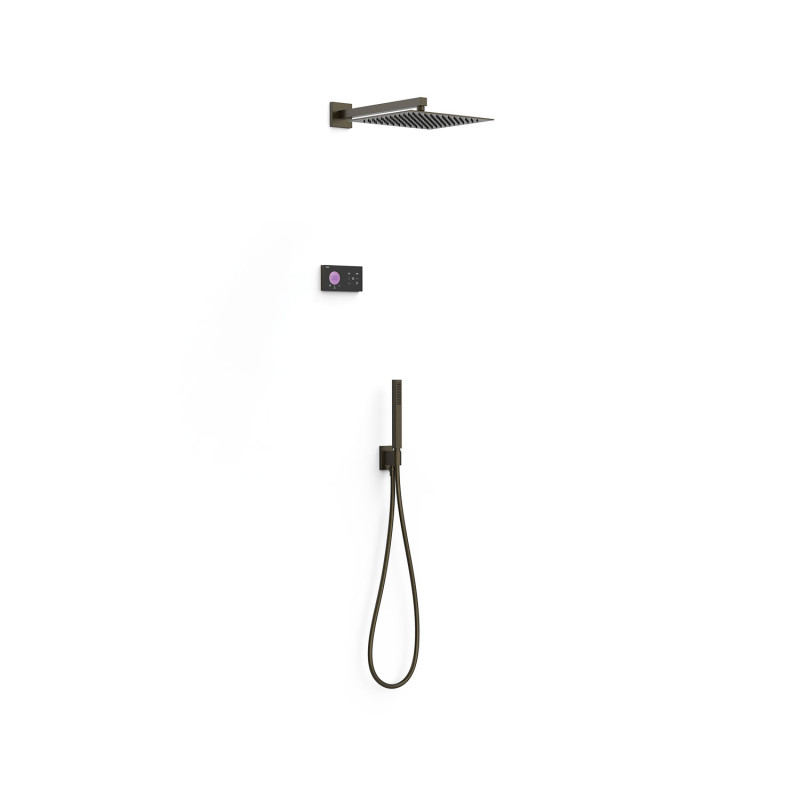 Shower technology kit robinet thermostatique electronique encastre a 2 voies shower technology pour douche