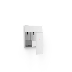 Cuadro tres piece apparente pour boîtier encastre 1 voie rapid box