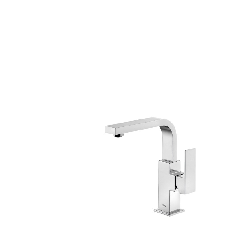 Cuadro tres mitigeur avec manette laterale pour lavabo