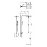 Ensemble de douche adaptable a tout type de robinet