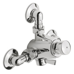 Tempotres robinet temporise mural avec selecteur de temperature pour douche