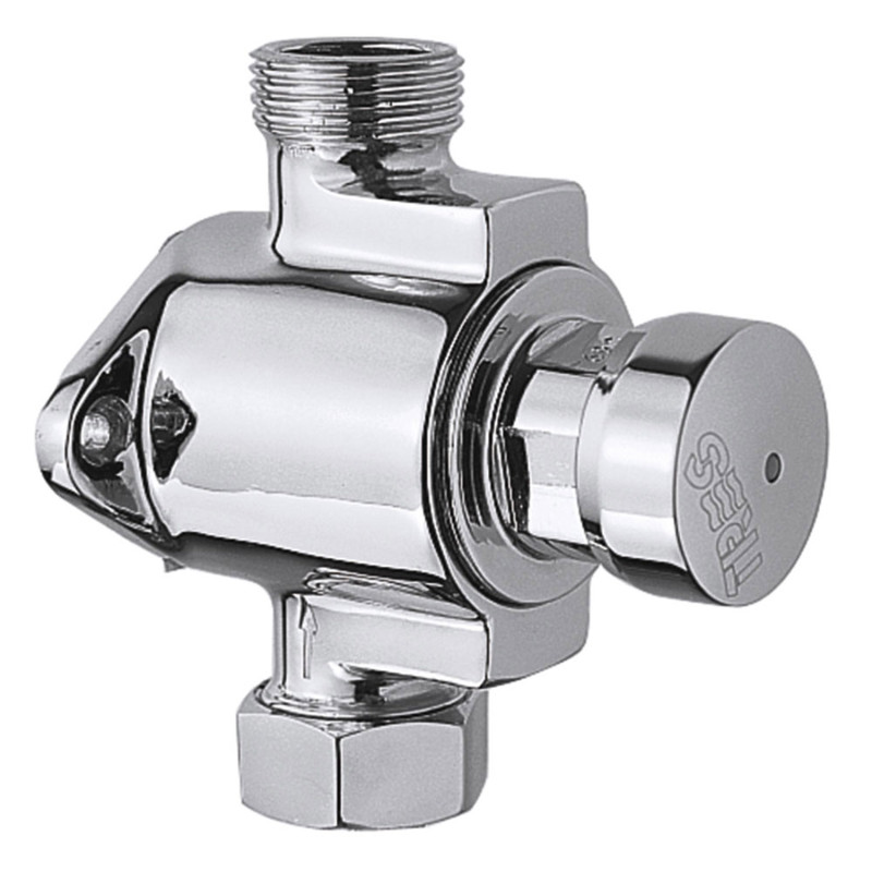 Tempotres robinet temporise mural a 1 eau pour douche