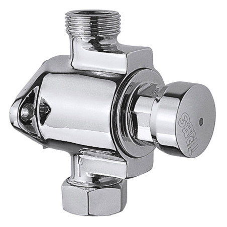 Tempotres robinet temporise mural a 1 eau pour douche