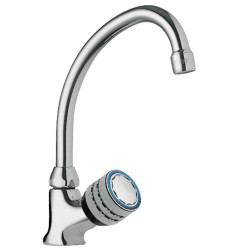 Mitigeurs evier essential robinet a 1 eau de service ou pour lave mains avec volant lateral