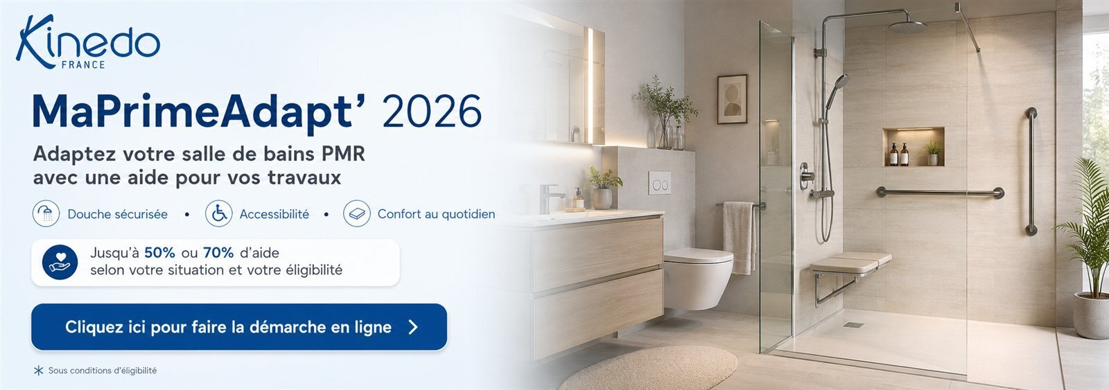 MaPrimeAdapt 2026 - adaptez votre salle de bains