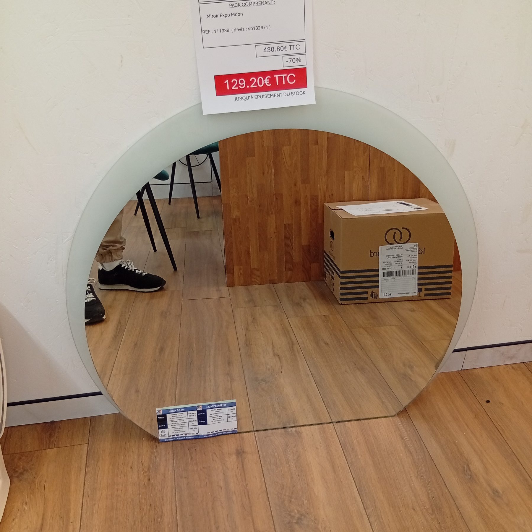 Miroir Moon 80x90