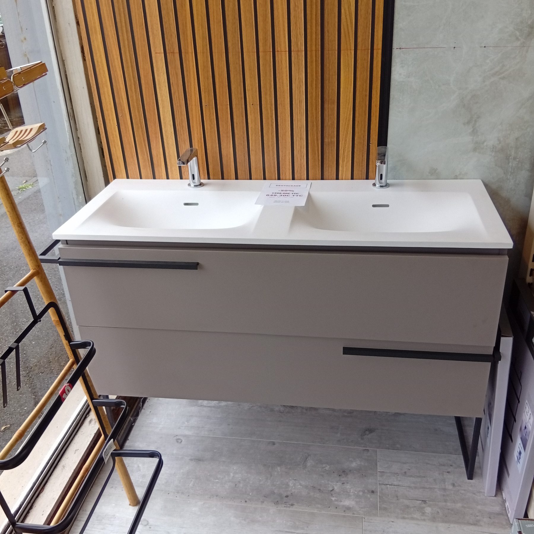 Meuble cimon taupe