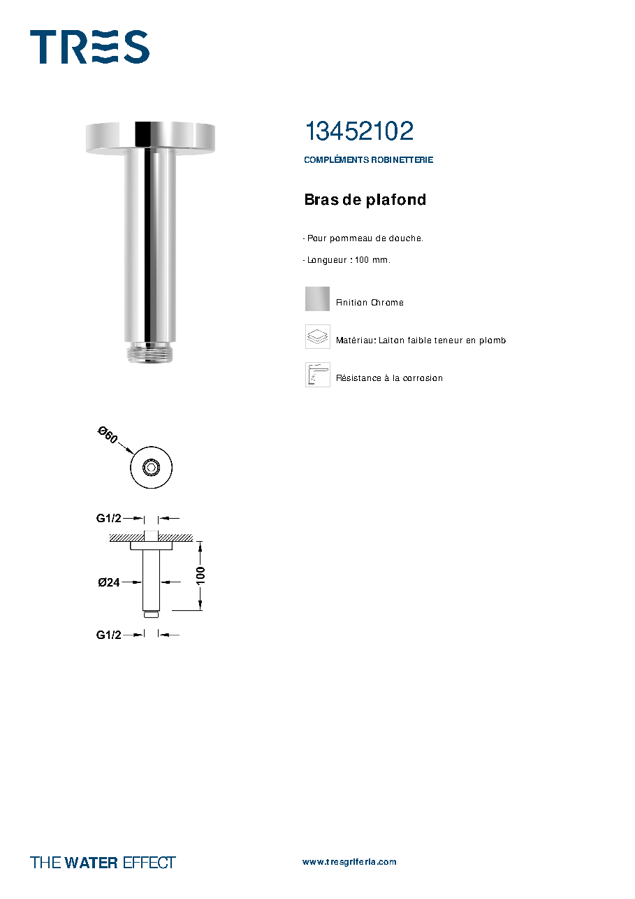 Fiche technique fournisseur