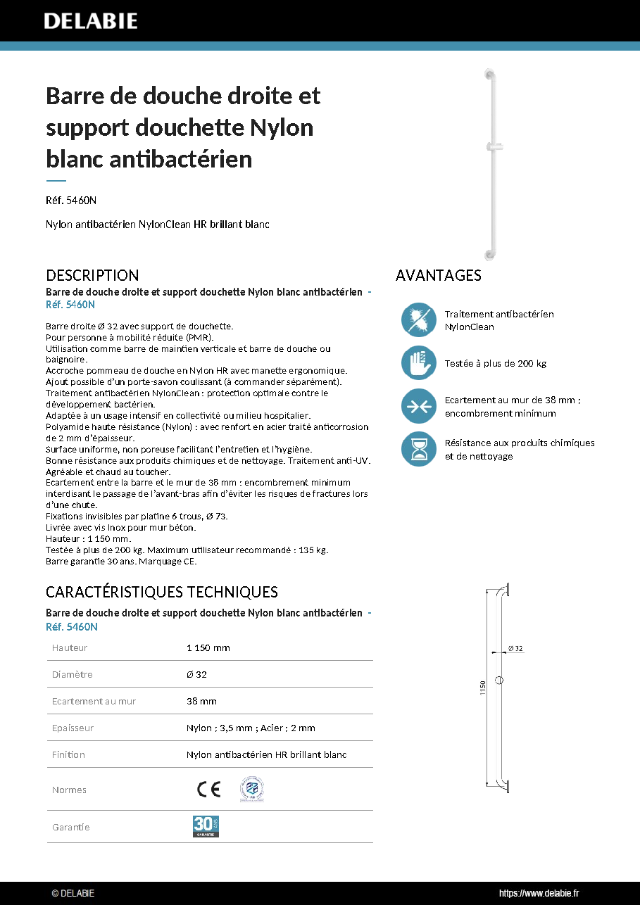 Fiche technique fournisseur