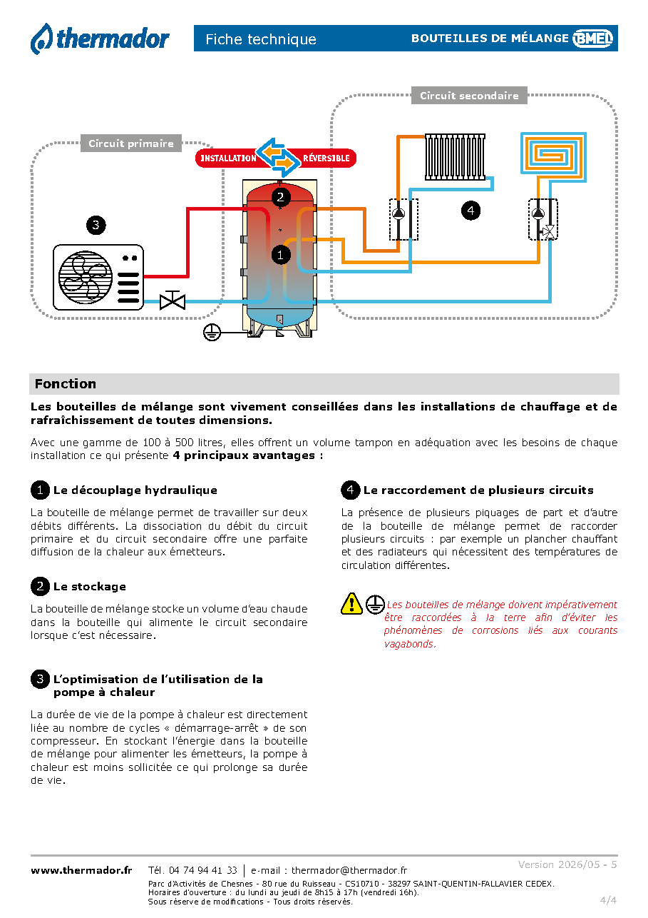 Fiche technique fournisseur