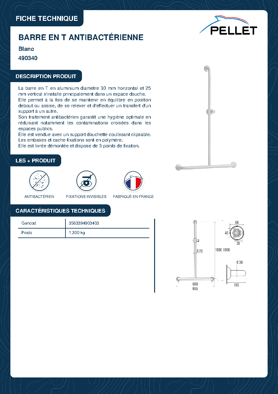 Fiche technique fournisseur