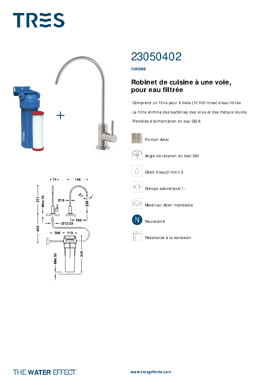 Fiche technique fournisseur