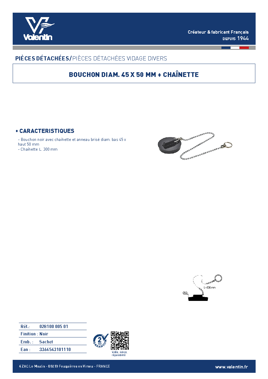 Fiche technique fournisseur