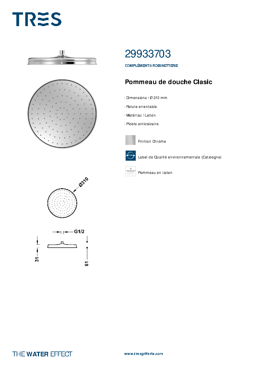 Fiche technique fournisseur