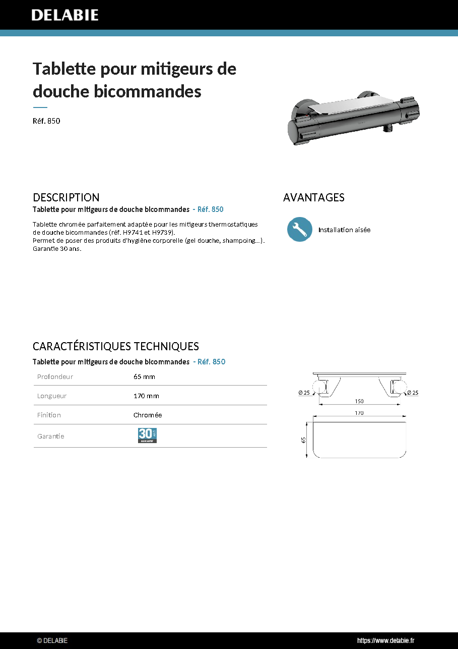 Fiche technique fournisseur