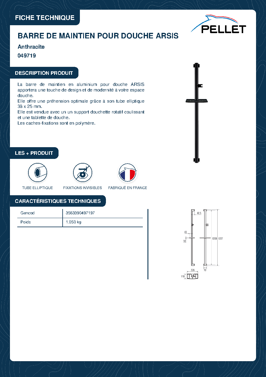 Fiche technique fournisseur