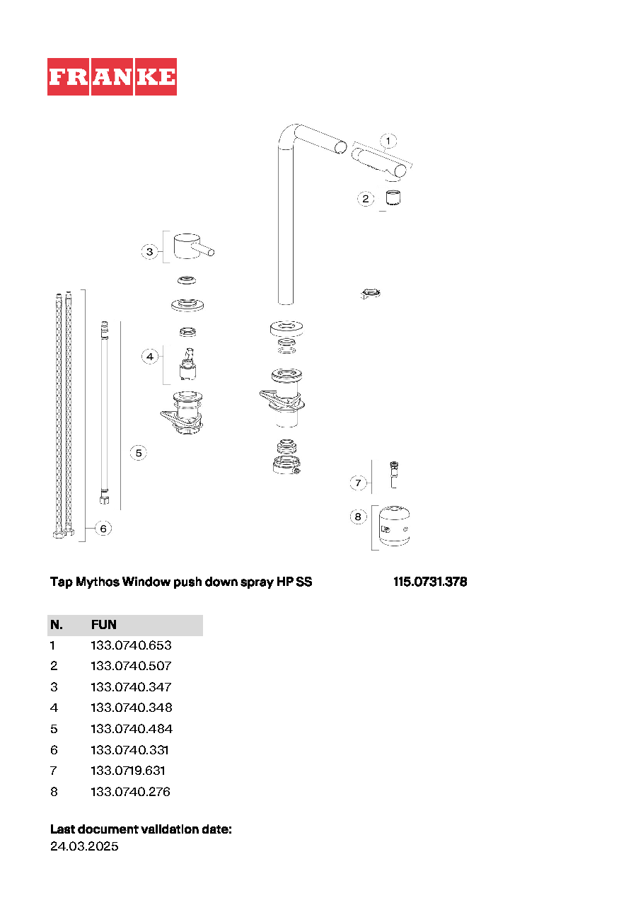 Fiche technique fournisseur