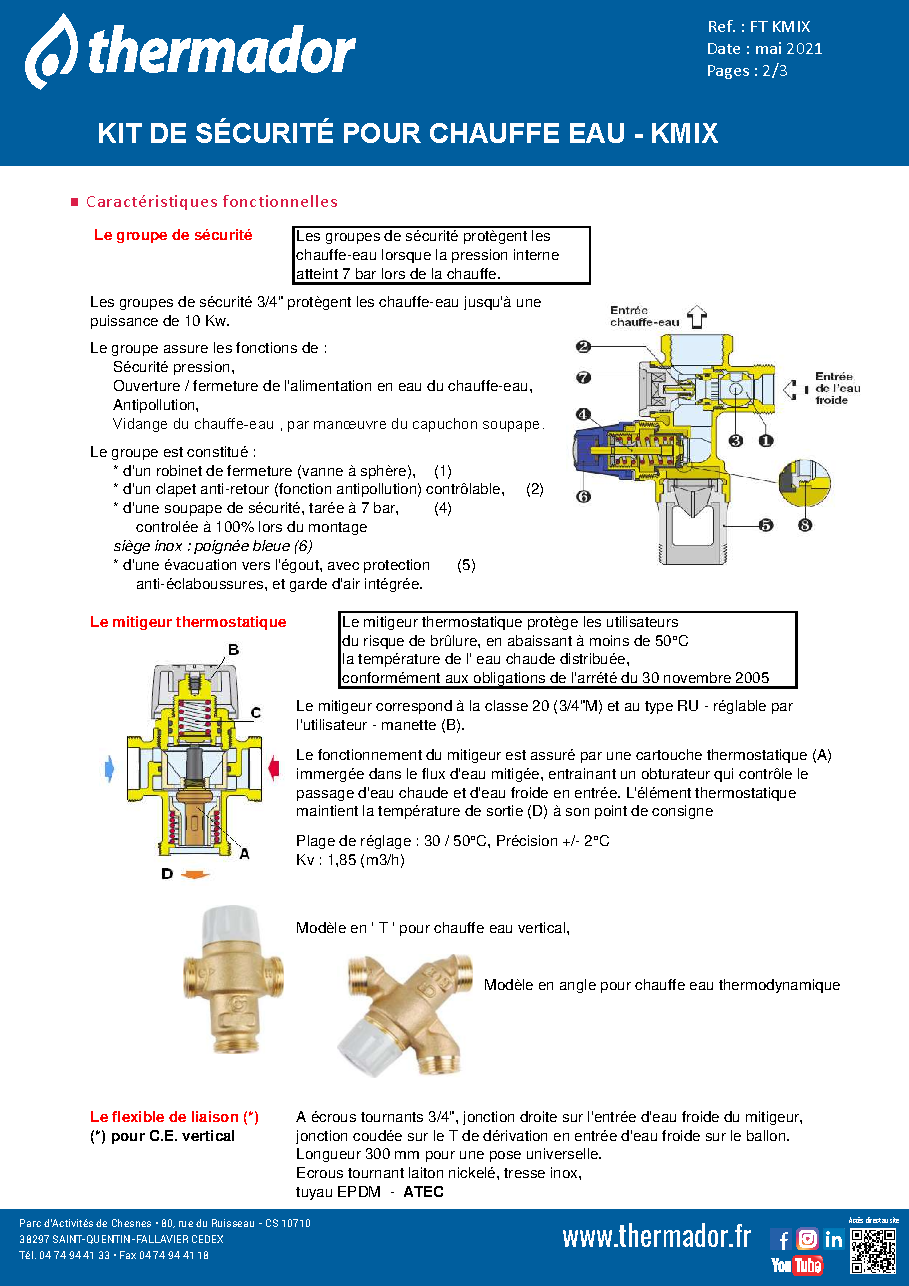Fiche technique fournisseur