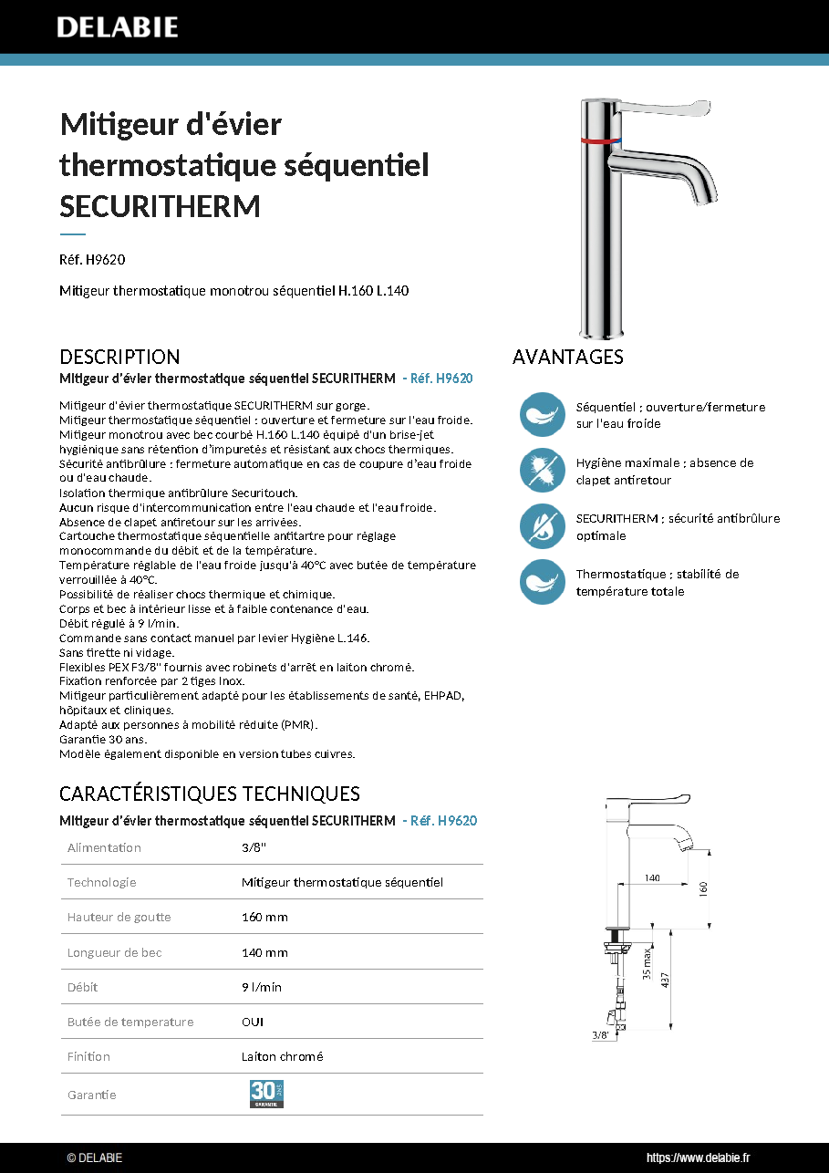 Fiche technique fournisseur