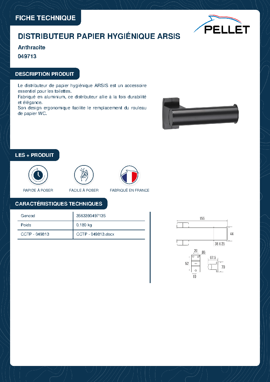 Fiche technique fournisseur