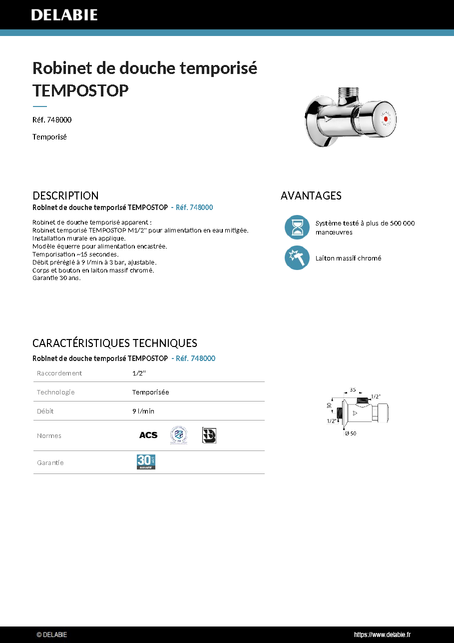 Fiche technique fournisseur