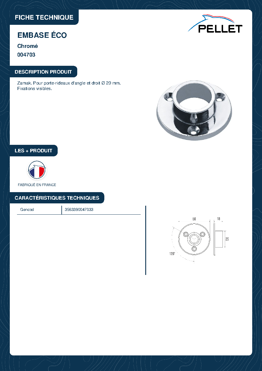 Fiche technique fournisseur