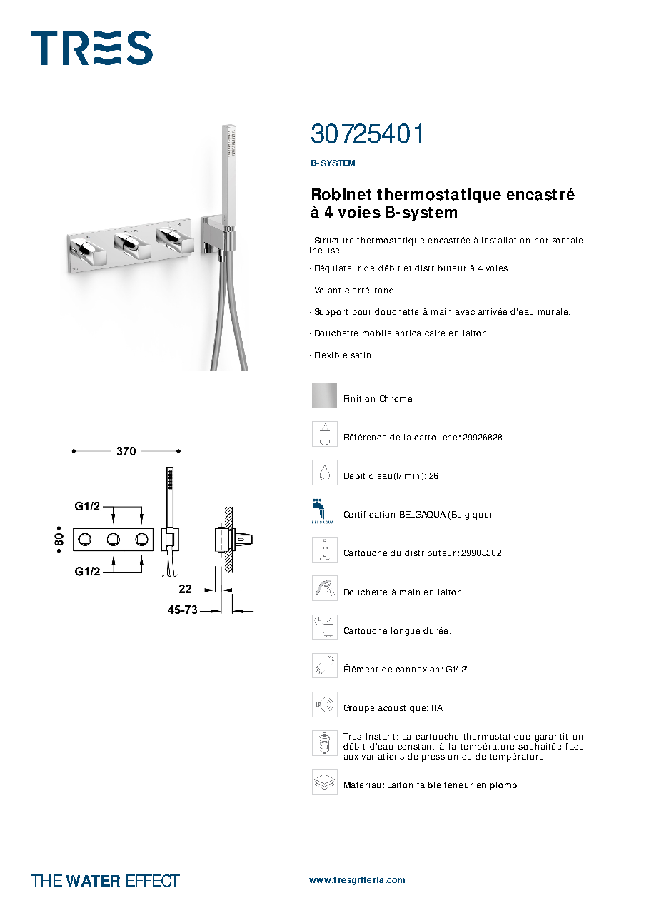 Fiche technique fournisseur