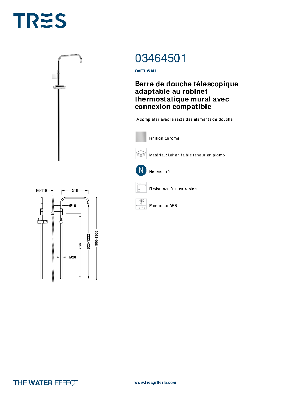 Fiche technique fournisseur