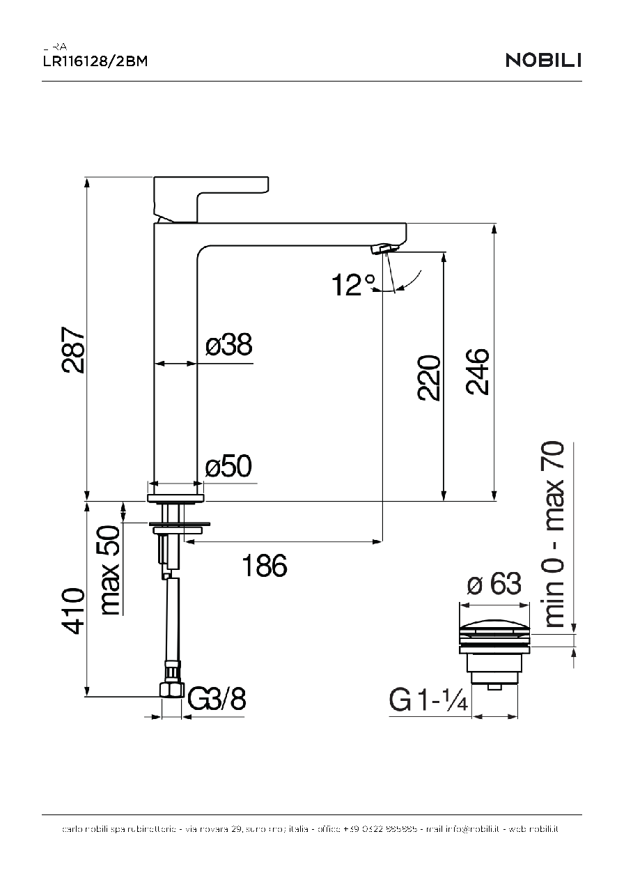 Fiche technique fournisseur