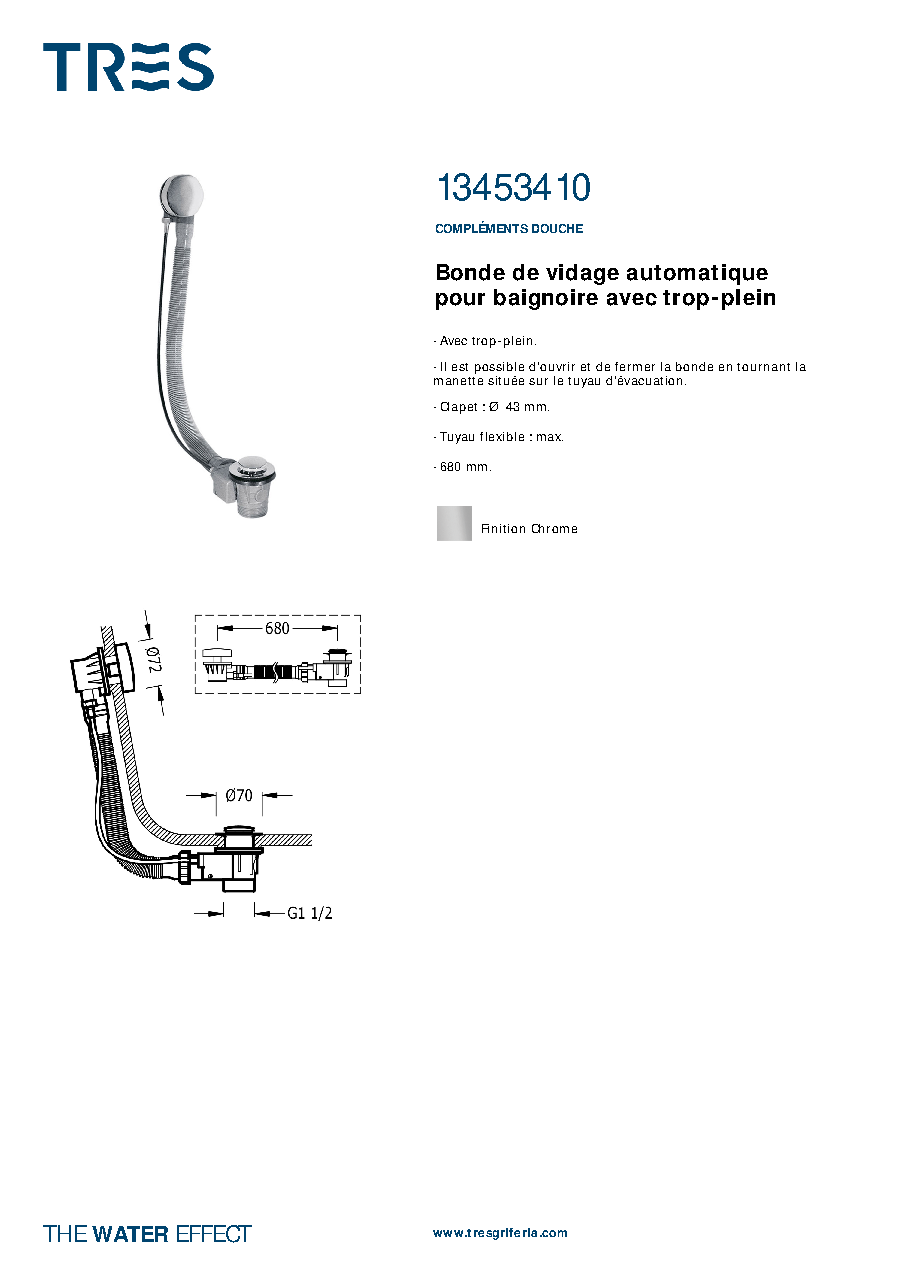 Fiche technique fournisseur