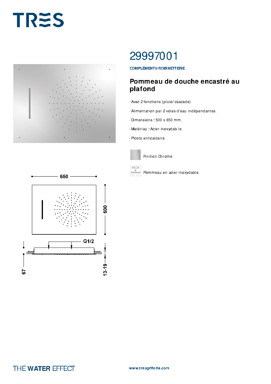 Fiche technique fournisseur