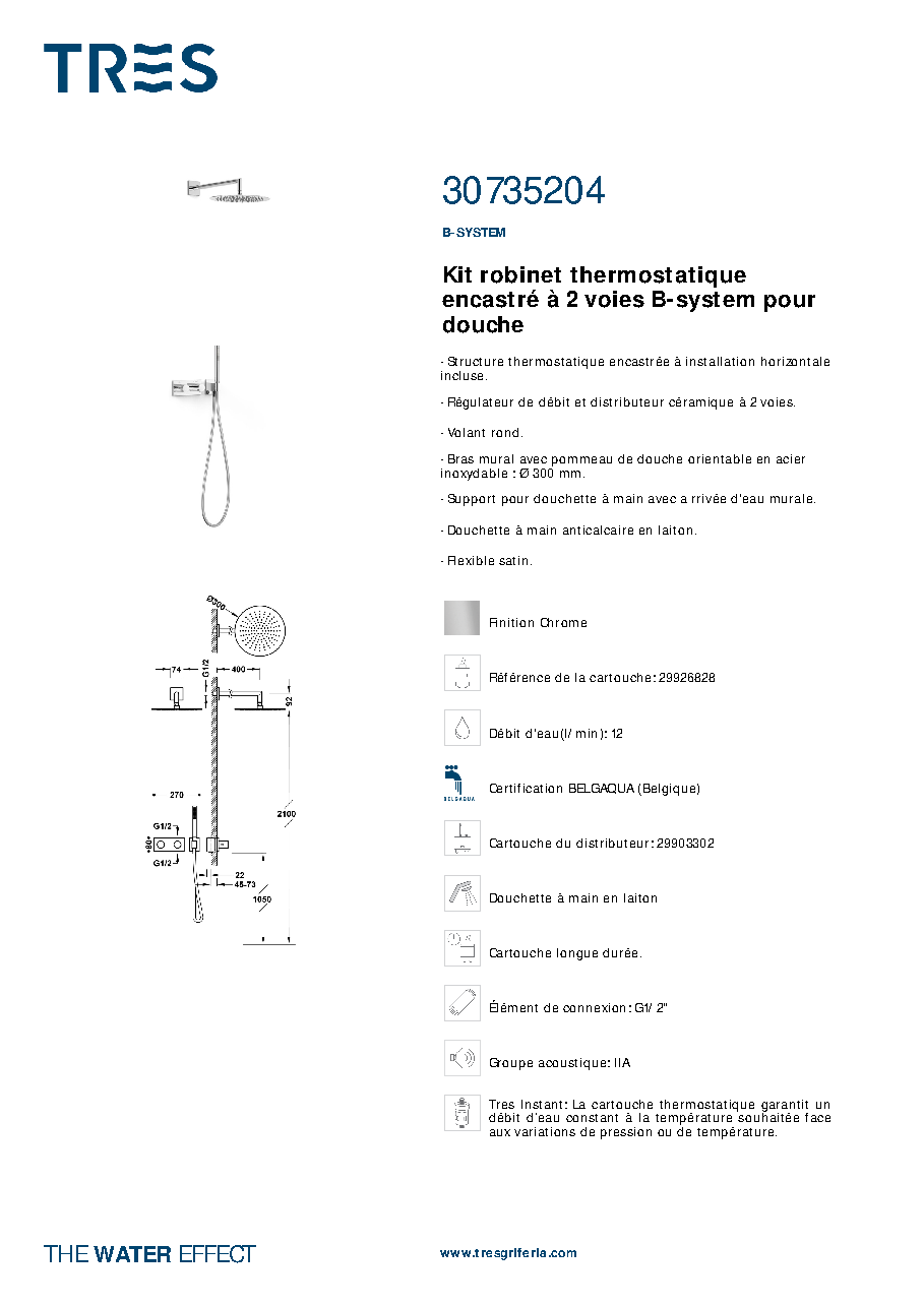 Fiche technique fournisseur