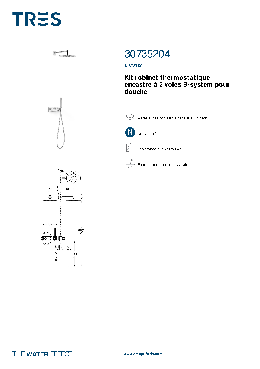 Fiche technique fournisseur