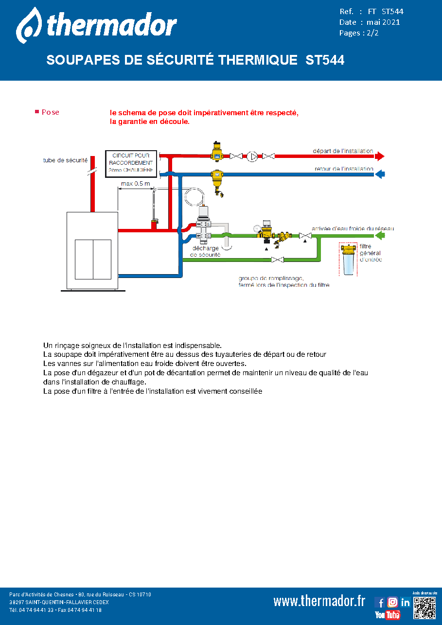Fiche technique fournisseur